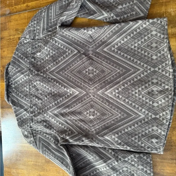 Roark Men's Brown Geometric Shirt Jacket - Picture 5 of 5